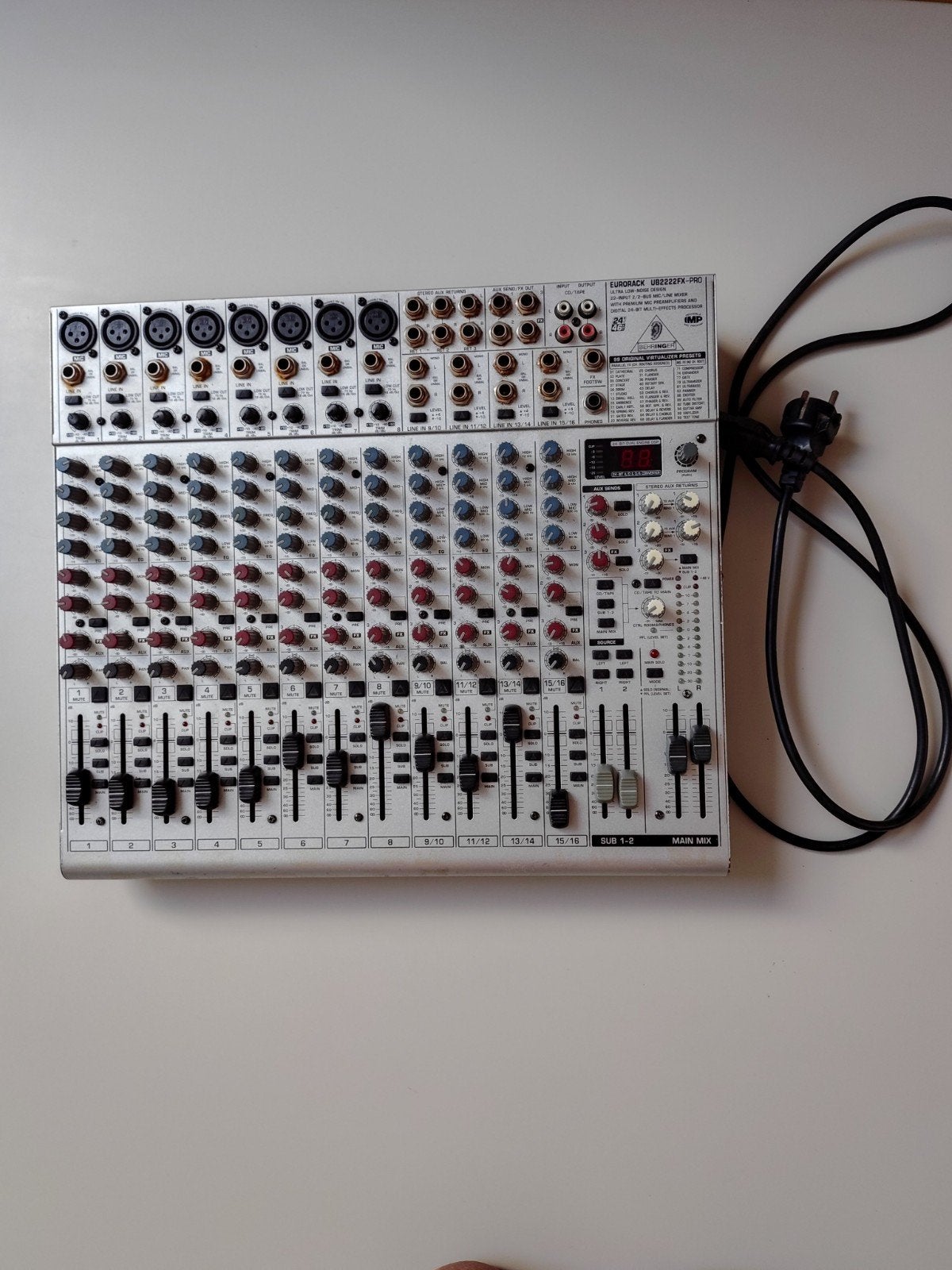PA mengpaneel 125€, Muziek en Instrumenten, Ophalen, Gebruikt, 5 tot 10 kanalen