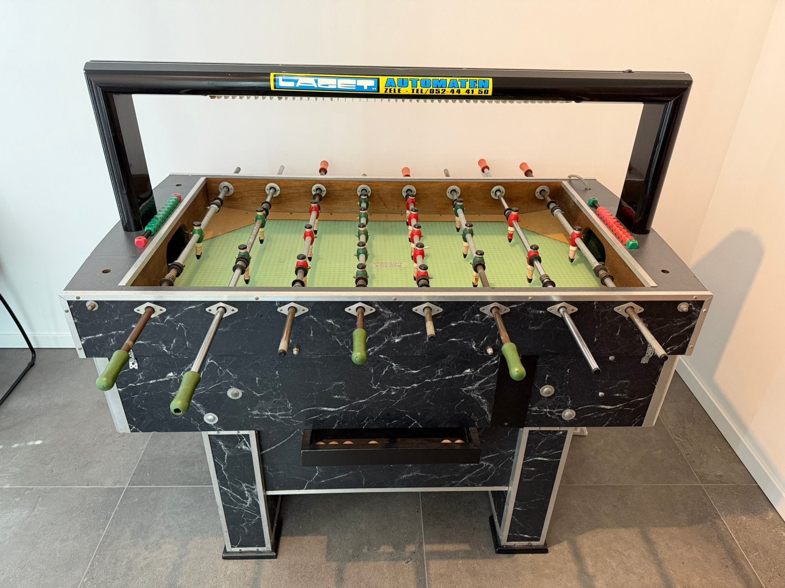 Originele Stakanit voetbaltafel met verlichting, Ophalen, Gebruikt