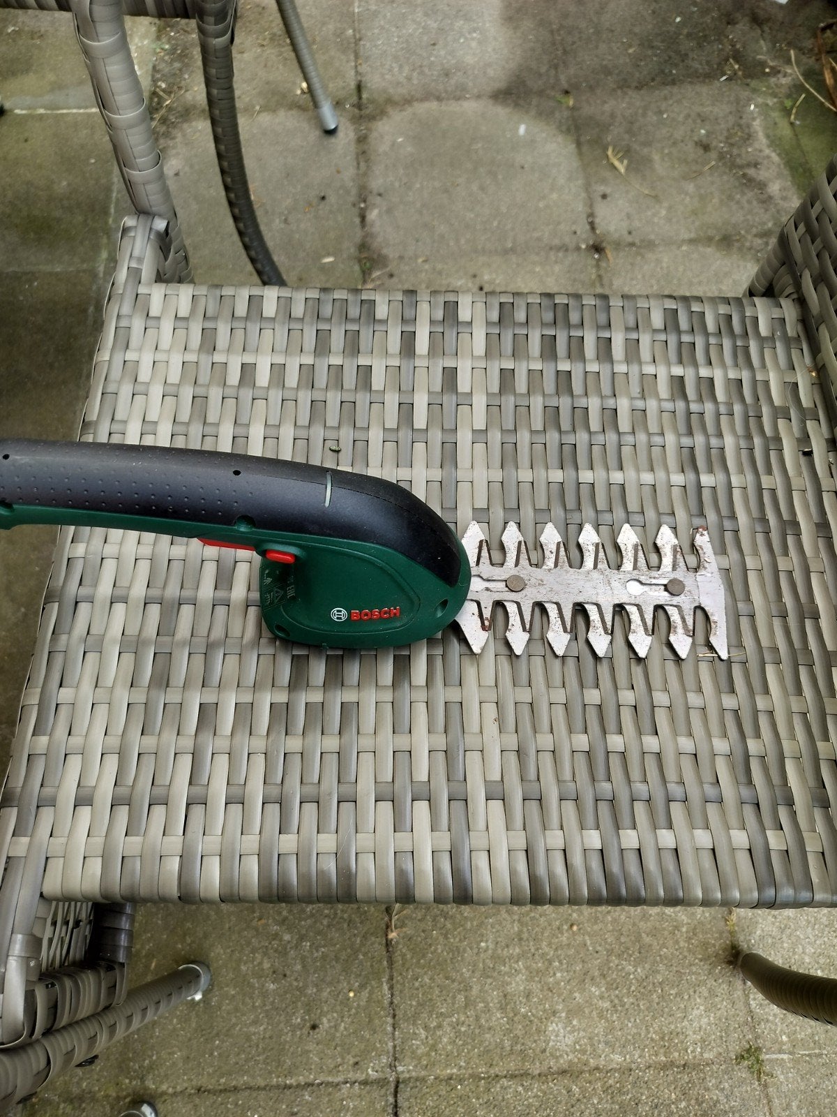 Bosch easyshear 3.6v, Verzenden, Gebruikt, Accu, Bosch