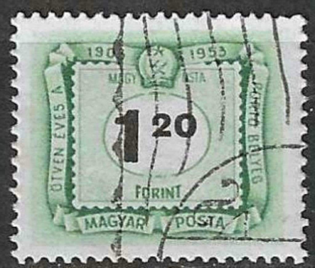Hongarije 1953 - Yvert 213TX - Taxzegel (ST), Verzenden, Gestempeld