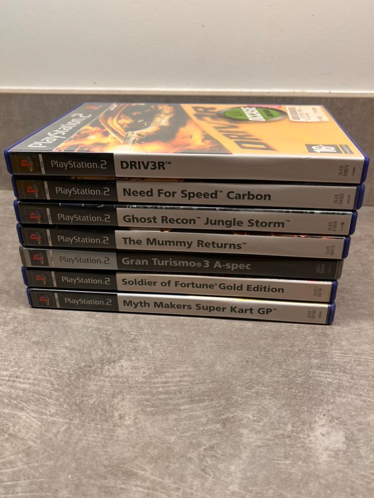 PS2 games bundel 7 stuks – Need for Speed Carbon, Driv3r, Enlèvement ou Envoi, Utilisé