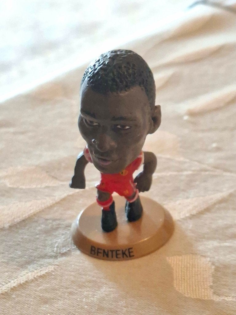 SoccerStarz voetbalfiguurtje / Christian Benteke, Ophalen of Verzenden, Zo goed als nieuw, Beeldje of Poppetje