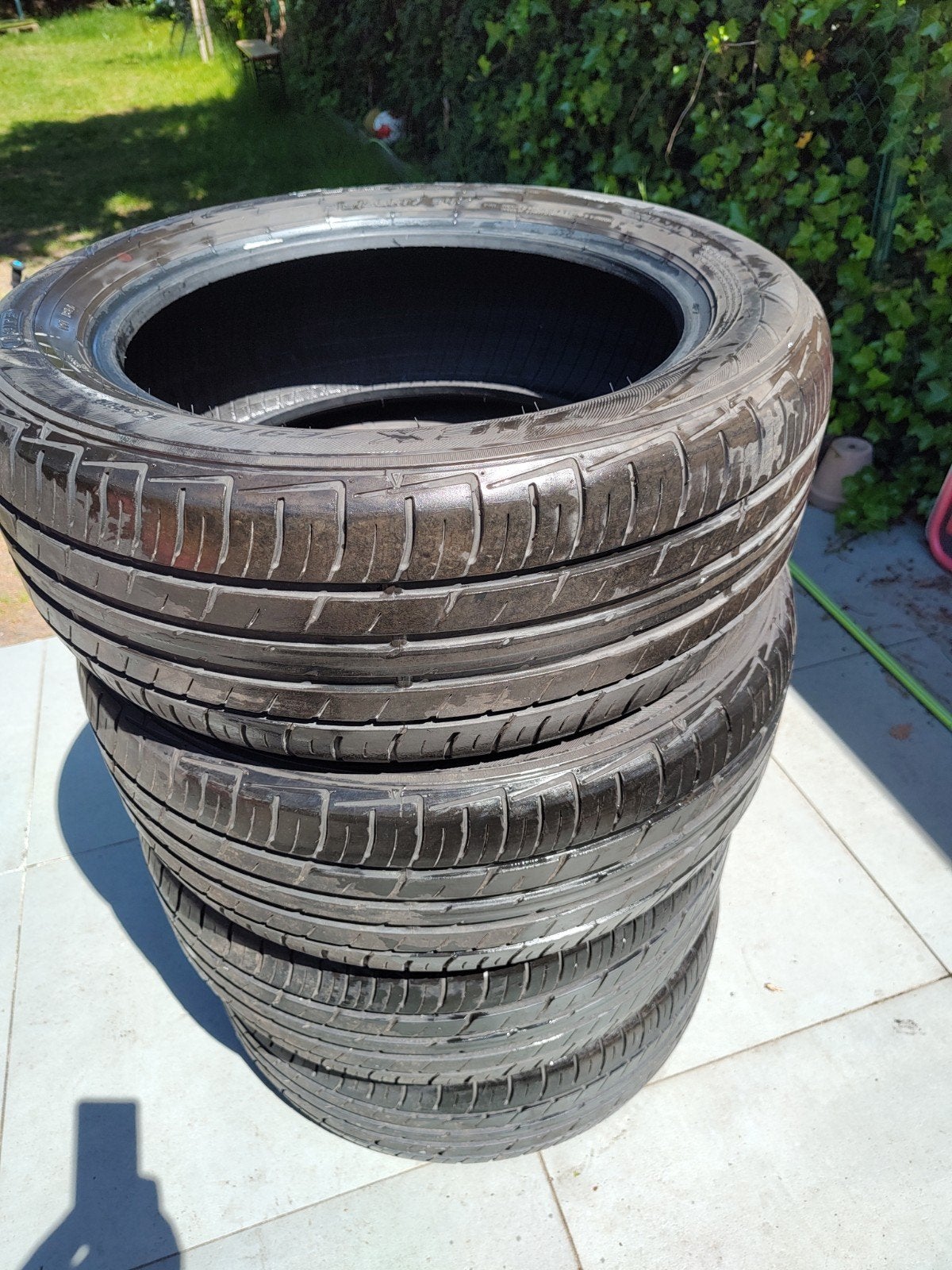 Zomerbanden Falken 215 55 17 te koop, Ophalen, Gebruikt