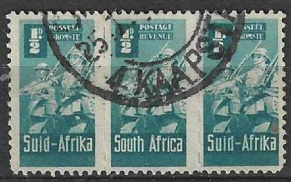Afrique du Sud 1942/1943 - Yvert 140 S - Infanterie (ST), Envoi, Afrique du Sud, Affranchi