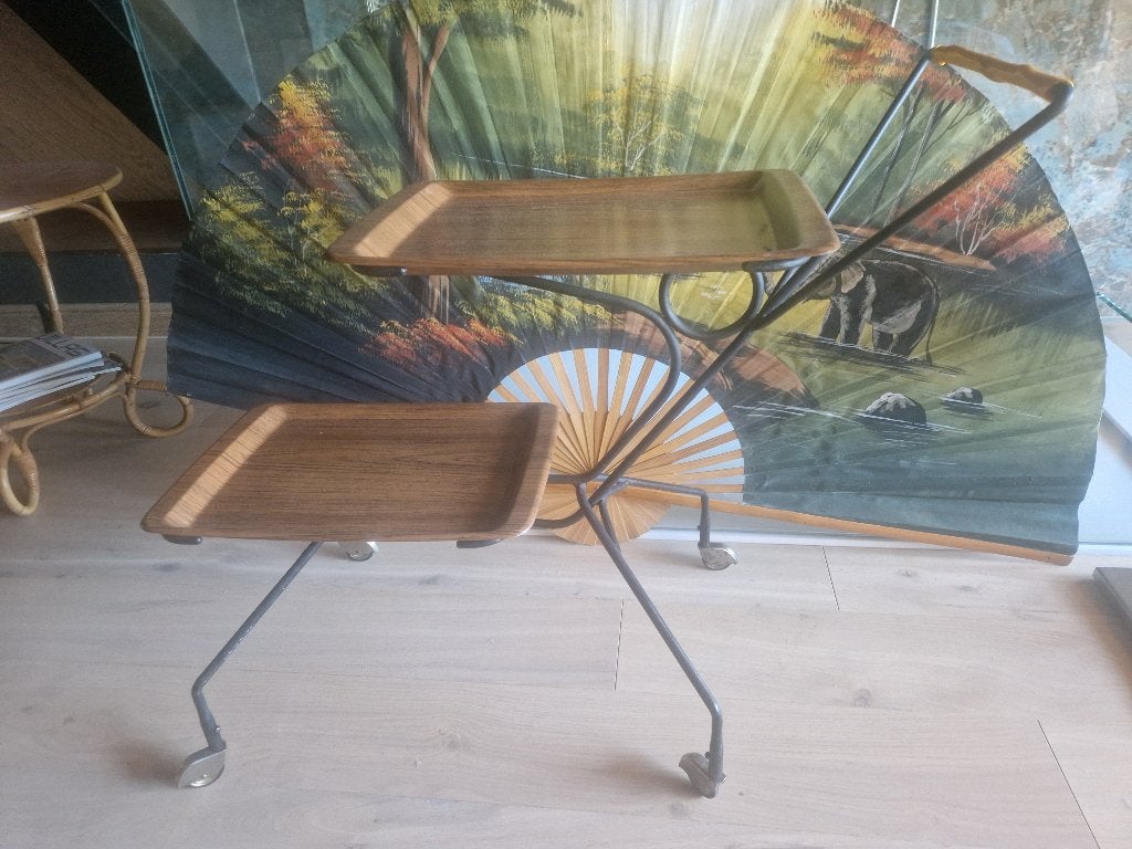 Zweedse trolley ontworpen door Paul Nagel voor Jie Gantofta, Antiek en Kunst, Curiosa en Brocante, Ophalen