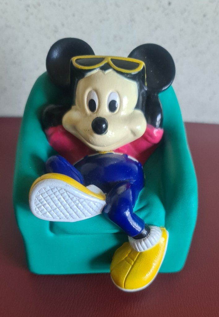Tirelire Mickey (Disney/Remus), Enlèvement ou Envoi, Comme neuf, Autres matériaux, Figurine de Bande dessinée ou de Dessin animé
