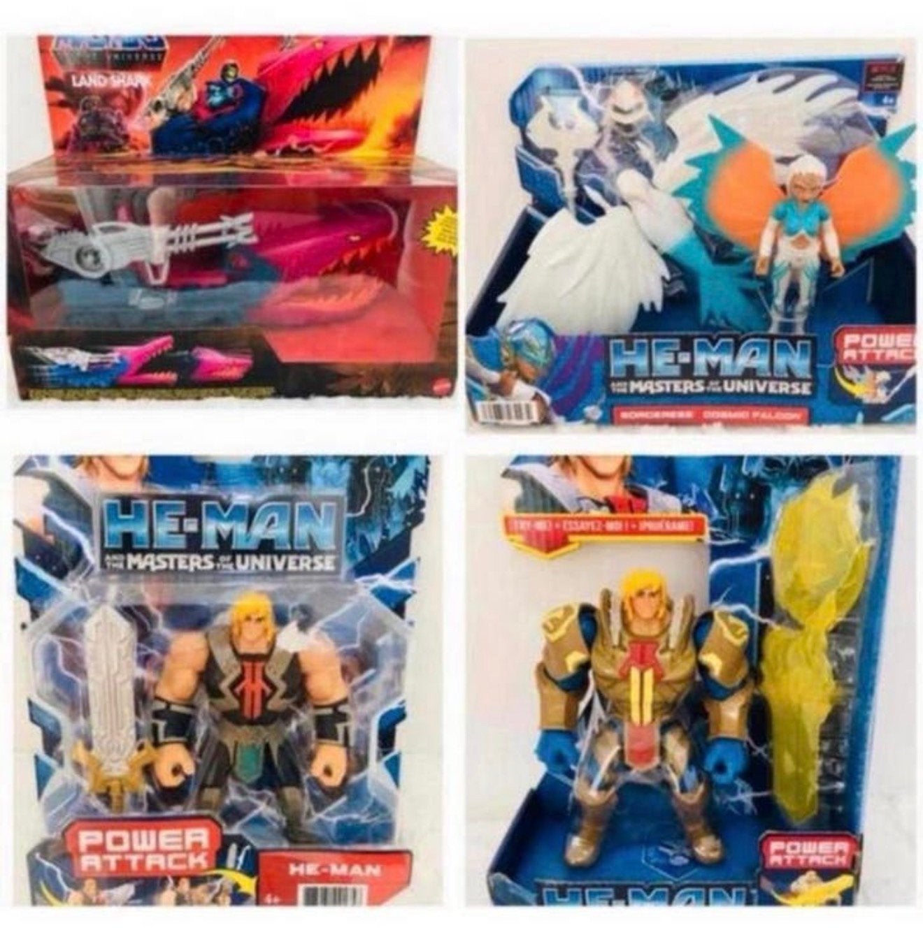 4x Mattel Masters of the Universe motu He-man figuren poppen, Verzamelen, Poppetjes en Figuurtjes, Ophalen of Verzenden, Nieuw