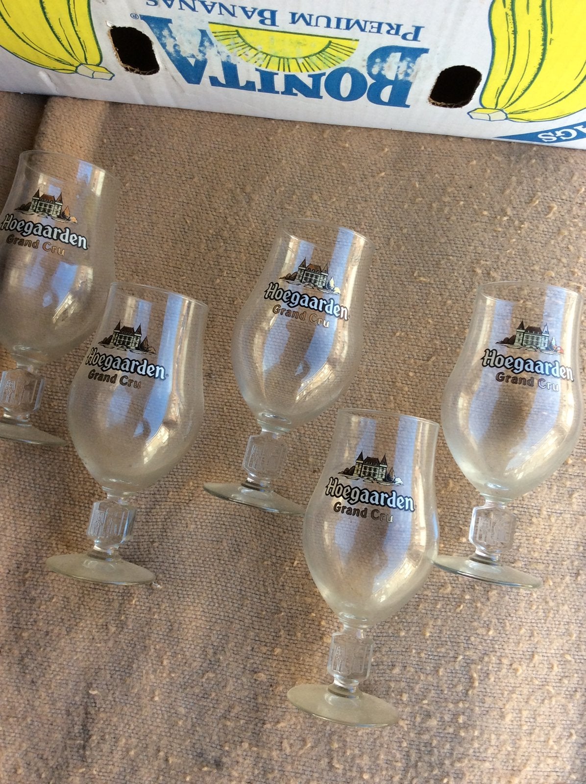Hoegaarden Grand Cru, Verzamelen, Ophalen, Zo goed als nieuw, Glas of Glazen