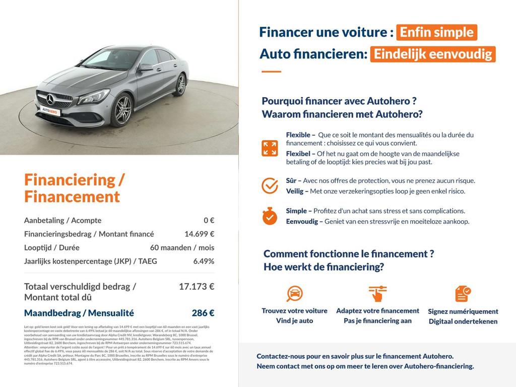 Mercedes-Benz CLA-Klasse 180 CLA 180 AMG Line, https://public.car-pass.be/vhr/3d7f71a7-843b-4439-a35c-0b9562c824e5, Boîte manuelle
