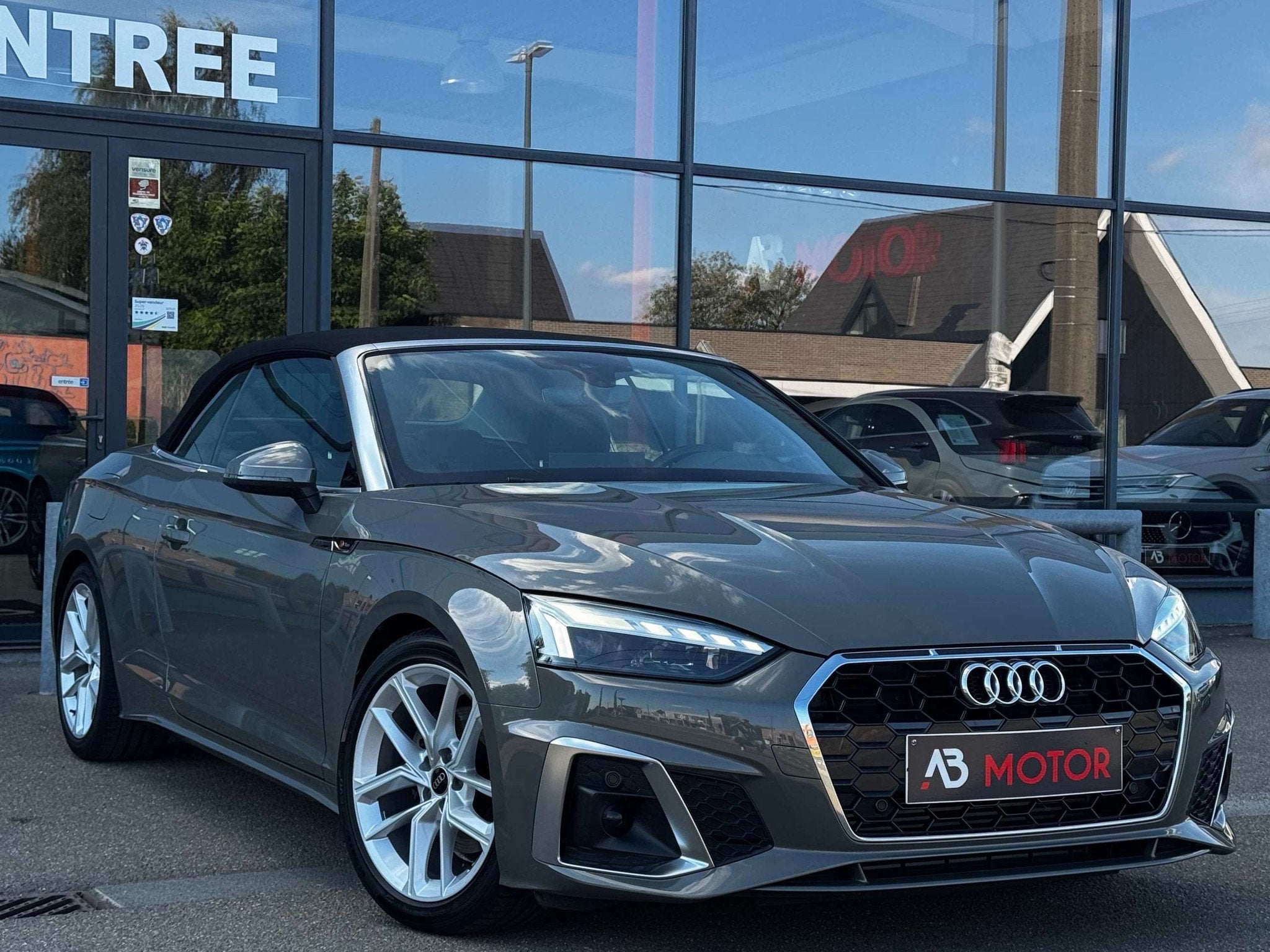 Audi A5 Cabriolet 35TFSI S line S tronic COCKPIT FULL OPT, Cuir, Argent ou Gris, Achat, 110 kW
