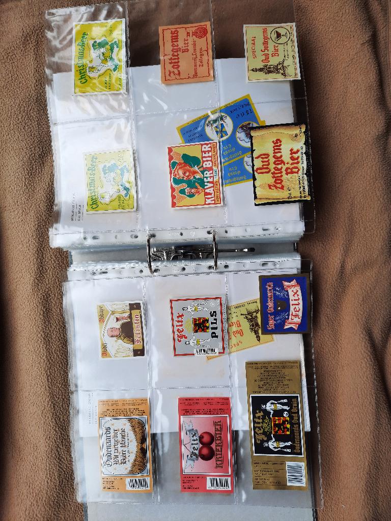 Collectie bieretiketten te koop, Ophalen