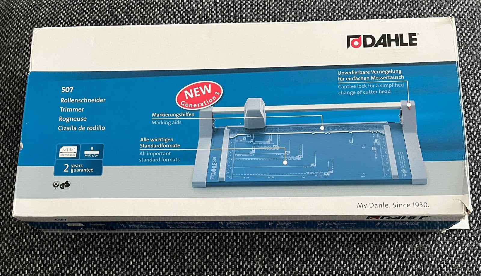 Papiertrimmer Dahle 507, Enlèvement, Comme neuf