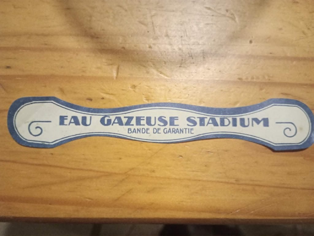 Limonade étiquette de garantie Eau Gazeuse Stadium, Enlèvement ou Envoi, Comme neuf, Emballage