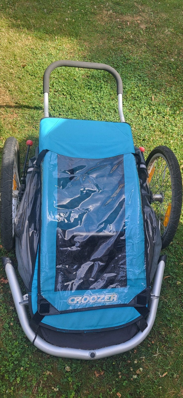 Croozer fietskar voor 1 kind, Fietsen en Brommers, Ophalen, Gebruikt, Opvouwbaar, Kinderkar