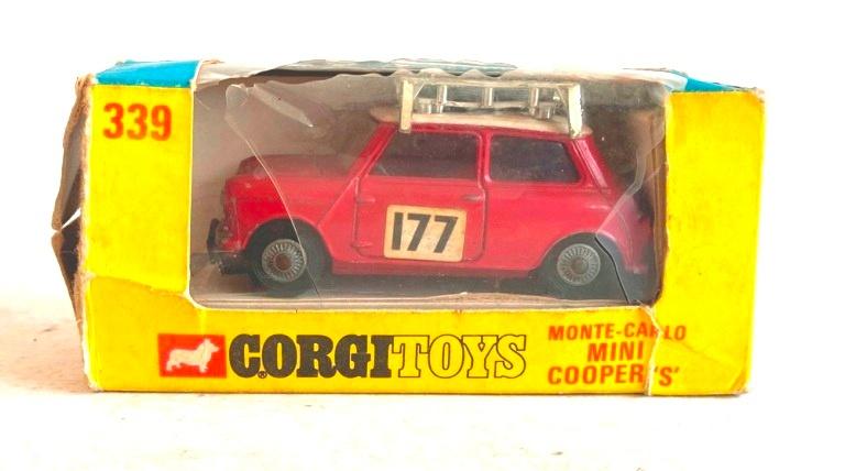 Monte Carlo Mini Cooper S CORGI # 339., Enlèvement ou Envoi, Utilisé, Voiture, Corgi