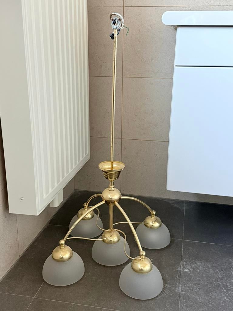 Luster te koop, Ophalen, Gebruikt, Metaal, 50 tot 75 cm