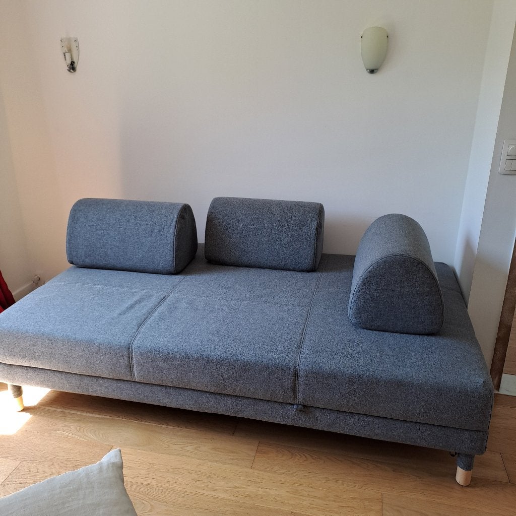 Très beau canapé-lit IKEA FLOTTEBO comme neuf, Modern minimalistisch, 200 à 250 cm, Banc droit, Comme neuf