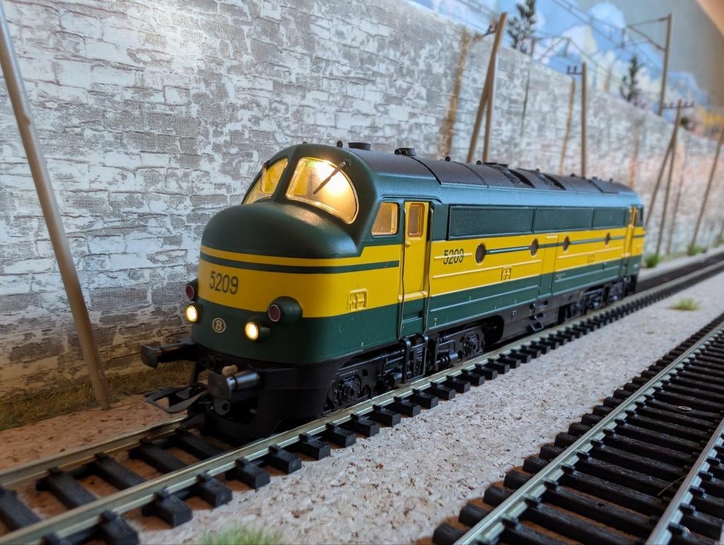NMBS SNCB | Trix 22678 | HLD 5209 | '1970' Kleur | DCC Sound, Trix, Nieuw, Ophalen of Verzenden, Gelijkstroom