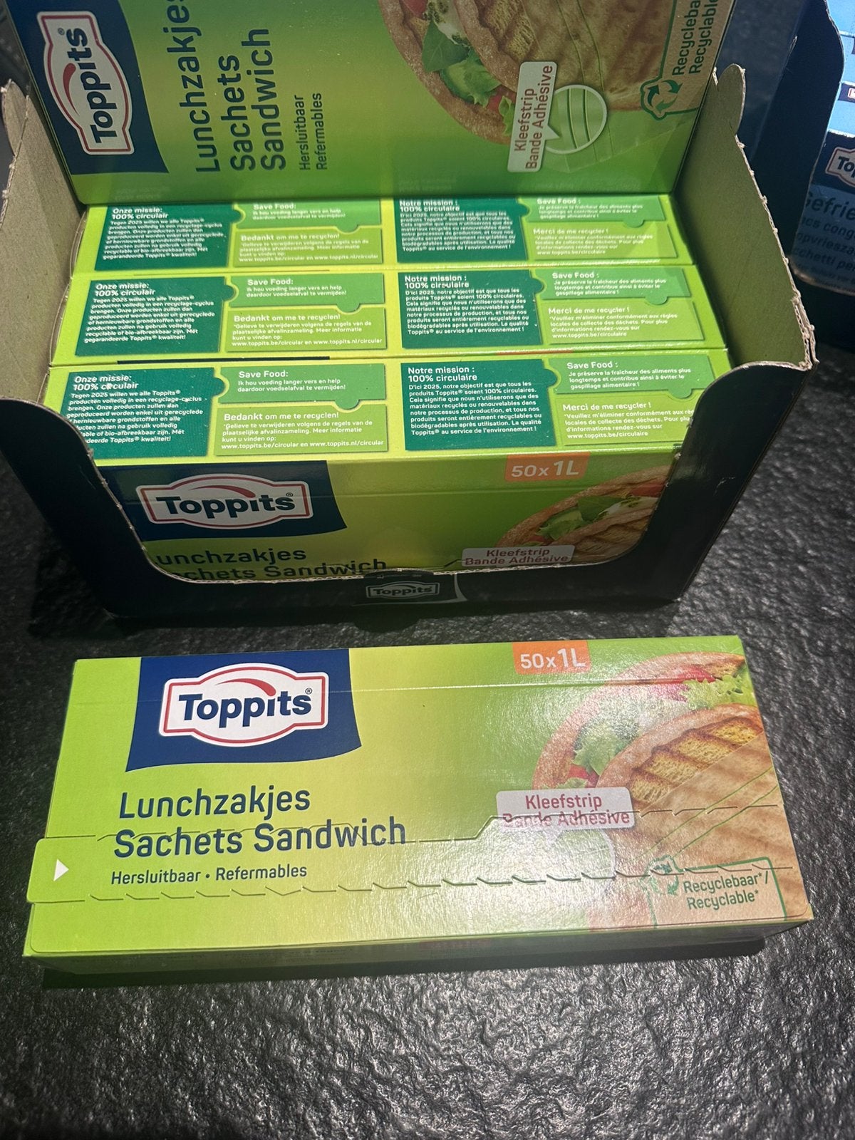 Toppits lunch zakjes, Huis en Inrichting, Keuken | Keukenbenodigdheden, Ophalen of Verzenden, Nieuw
