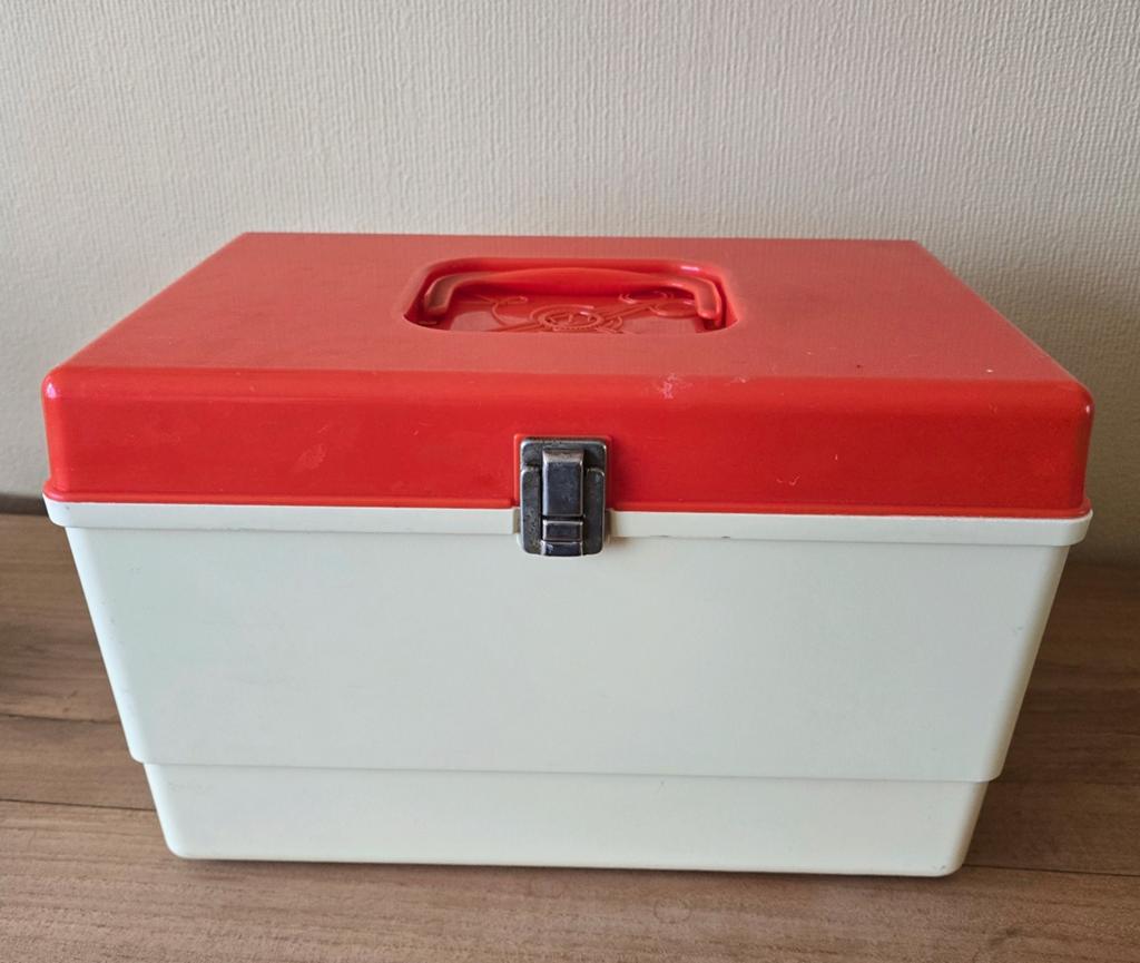 Naaidoos jaren '70, Gebruikt, Minder dan 50 cm, Ophalen of Verzenden, Minder dan 50 cm