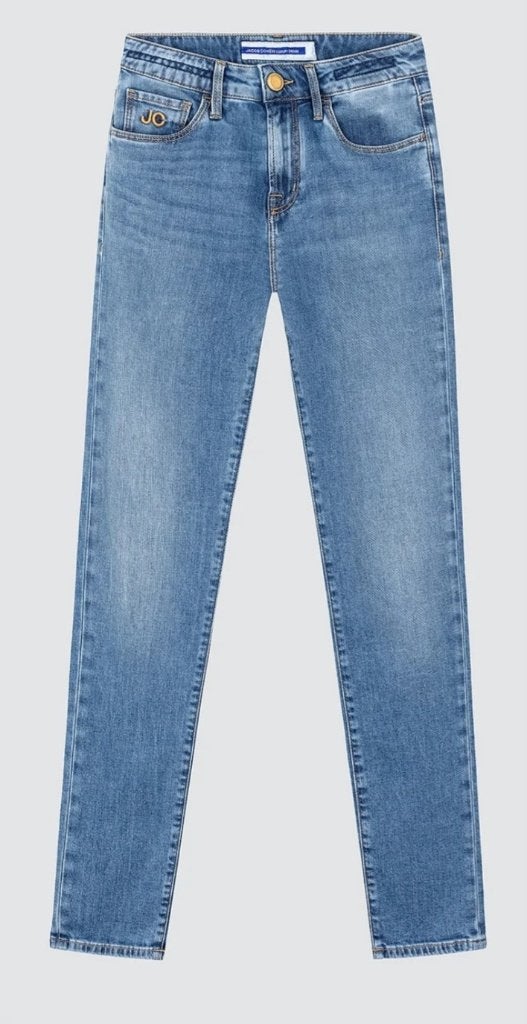 Jacob cohen Italiaanse luxe jeans 30, Taille 38/40 (M), Enlèvement, Bleu, Jacob cohen