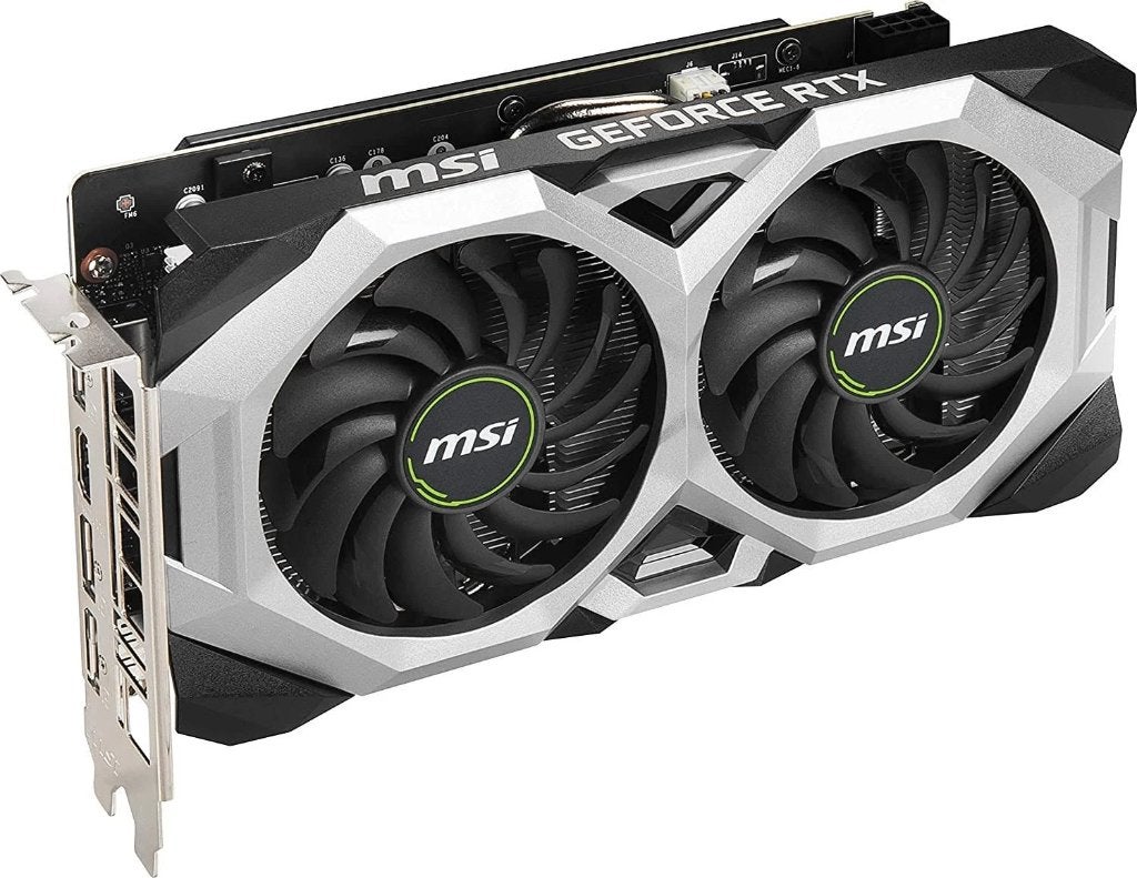 MSI GeForce RTX 2060 Ventus 12G OC, Computers en Software, Videokaarten, Zo goed als nieuw, Nvidia, PCI, GDDR6, HDMI, DisplayPort