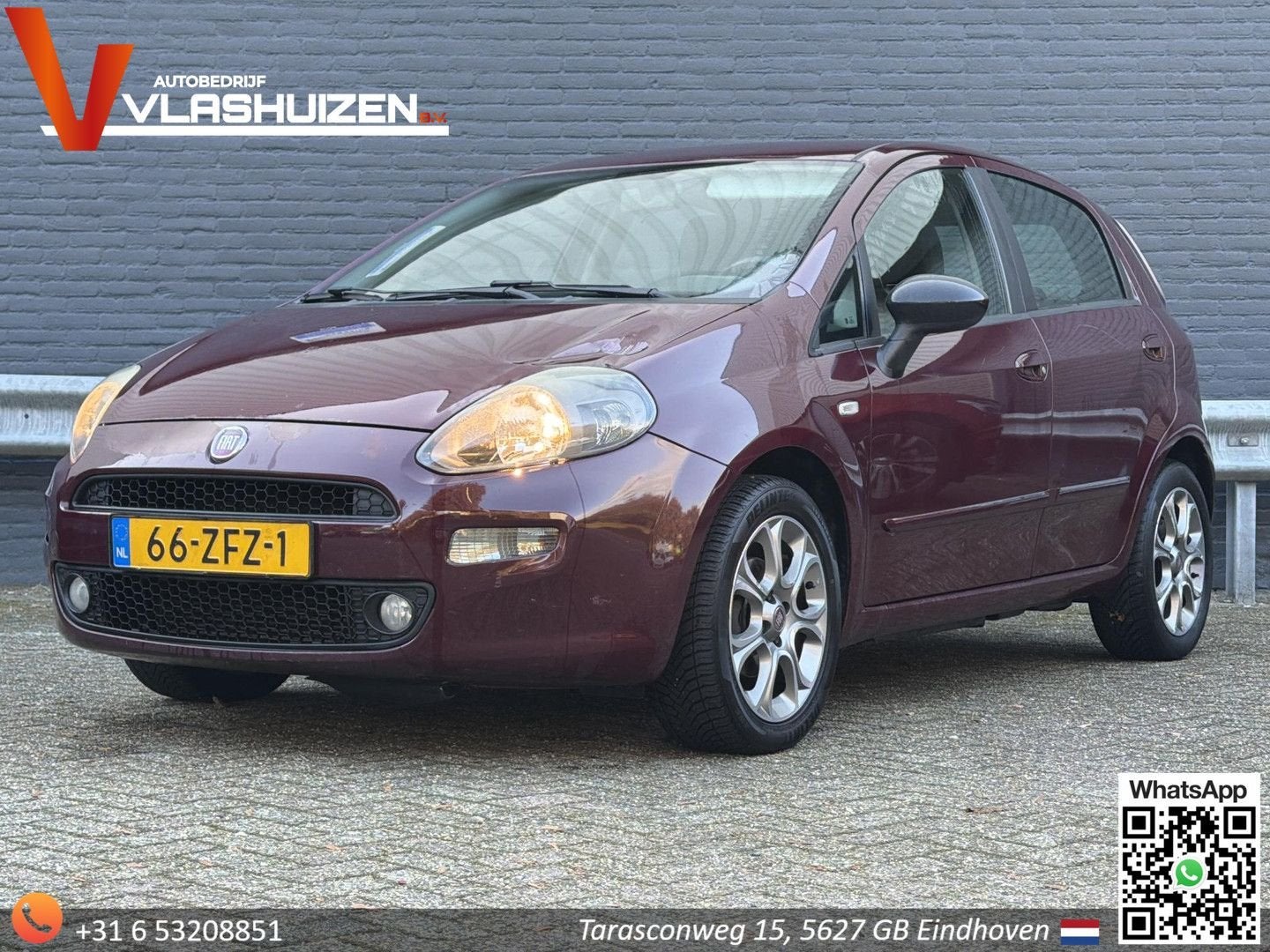 Fiat Punto Evo 0.9 TwinAir Easy | Cruise | Airco |, Rouge, Achat, Entreprise, Boîte manuelle