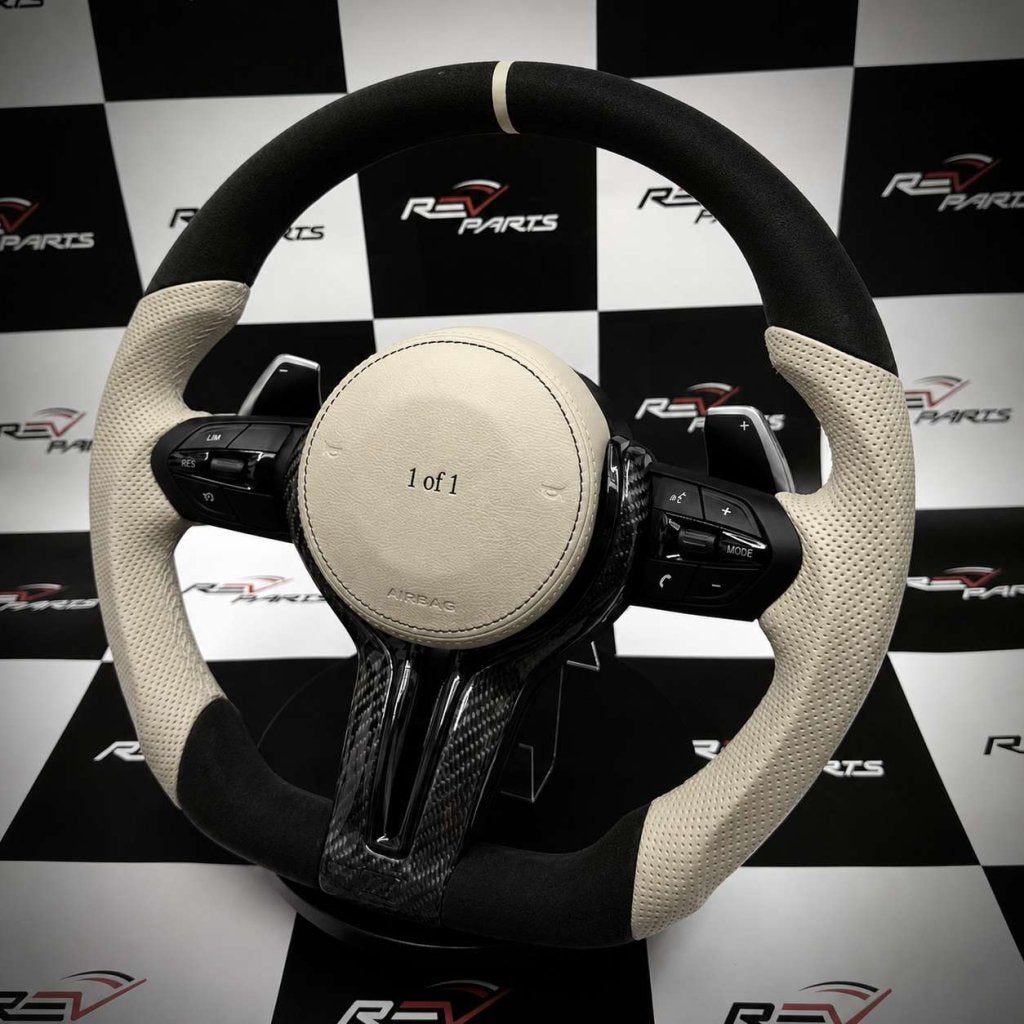 Volant en carbone alcantara crème BMW F et E, Enlèvement ou Envoi, Neuf, BMW