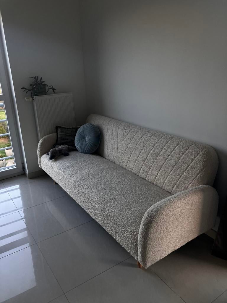 Lig zetel, 210 cm, Ophalen of Verzenden, Crème, Nieuw
