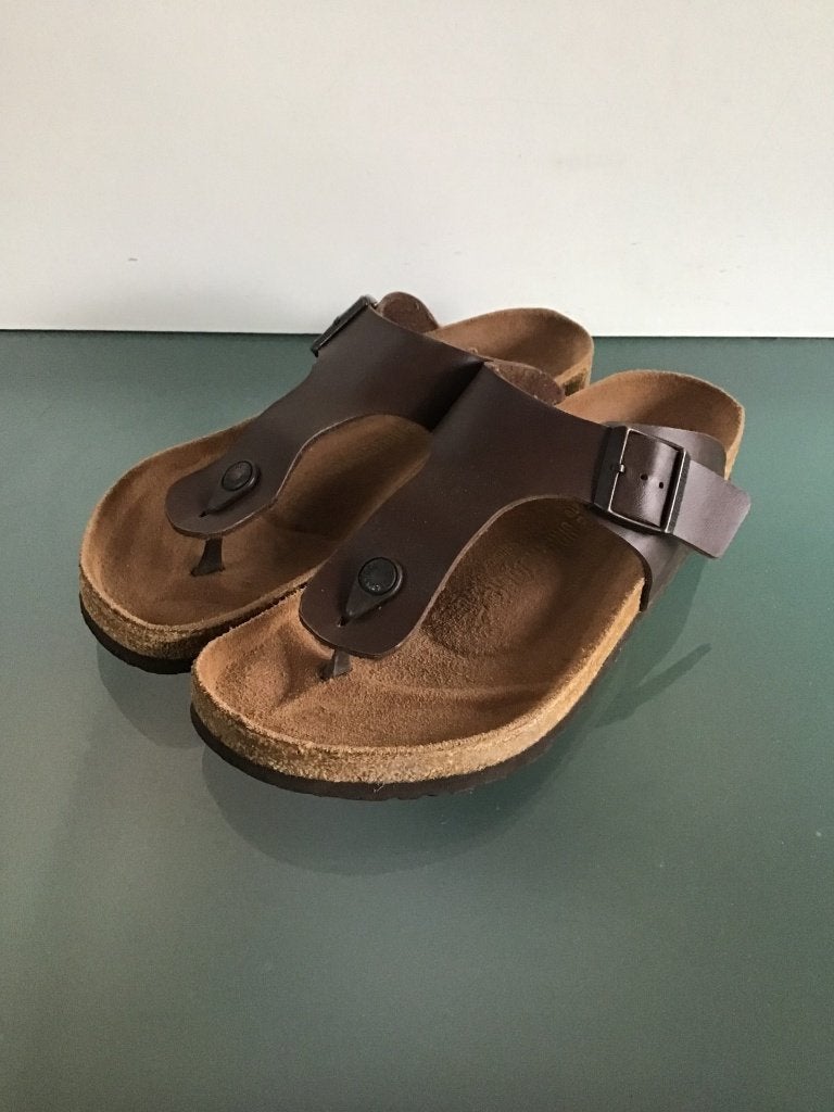 Birkenstock 42 | Ramses bruine slippers | Gratis verzenden, Kleding | Heren, Slippers, Bruin, Verzenden, Zo goed als nieuw