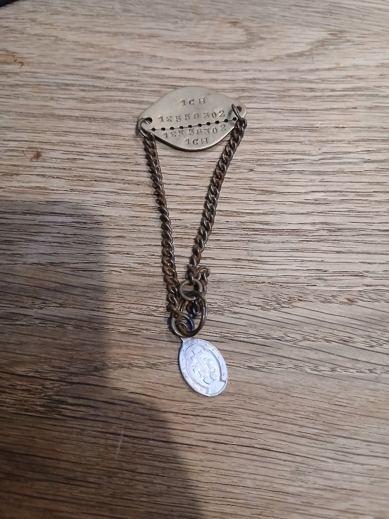 1 identificatieplaatje voor de jager, Verzenden, Landmacht, Embleem of Badge