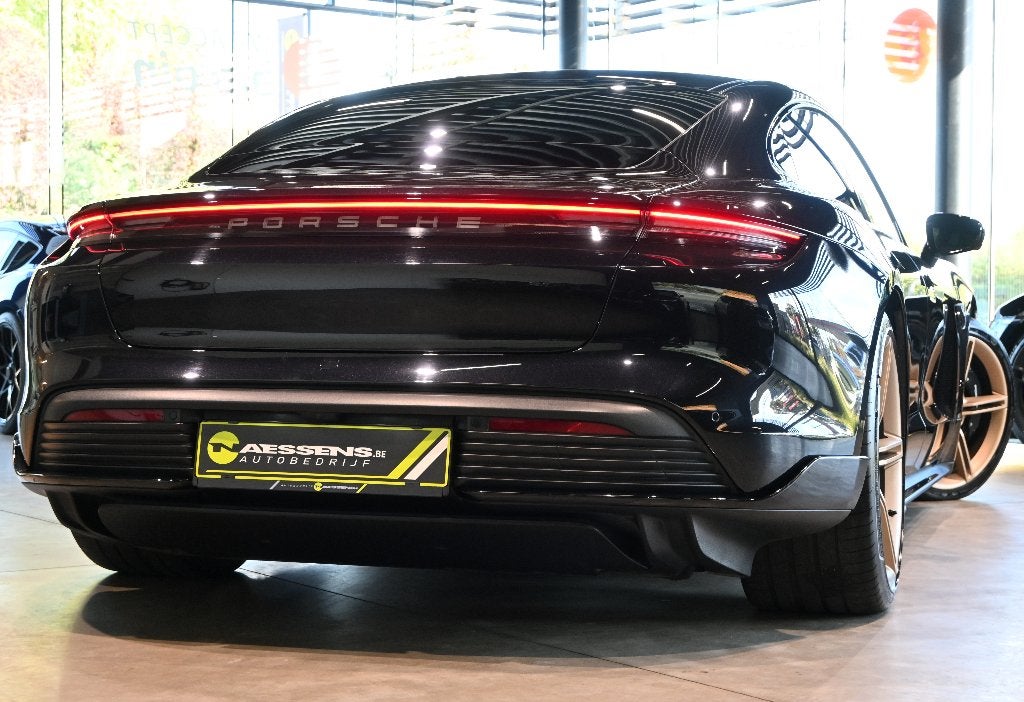 Porsche Taycan 4S 93.4 kWh Performance Batt., Auto's, Automaat, Zwart, Leder, Berline