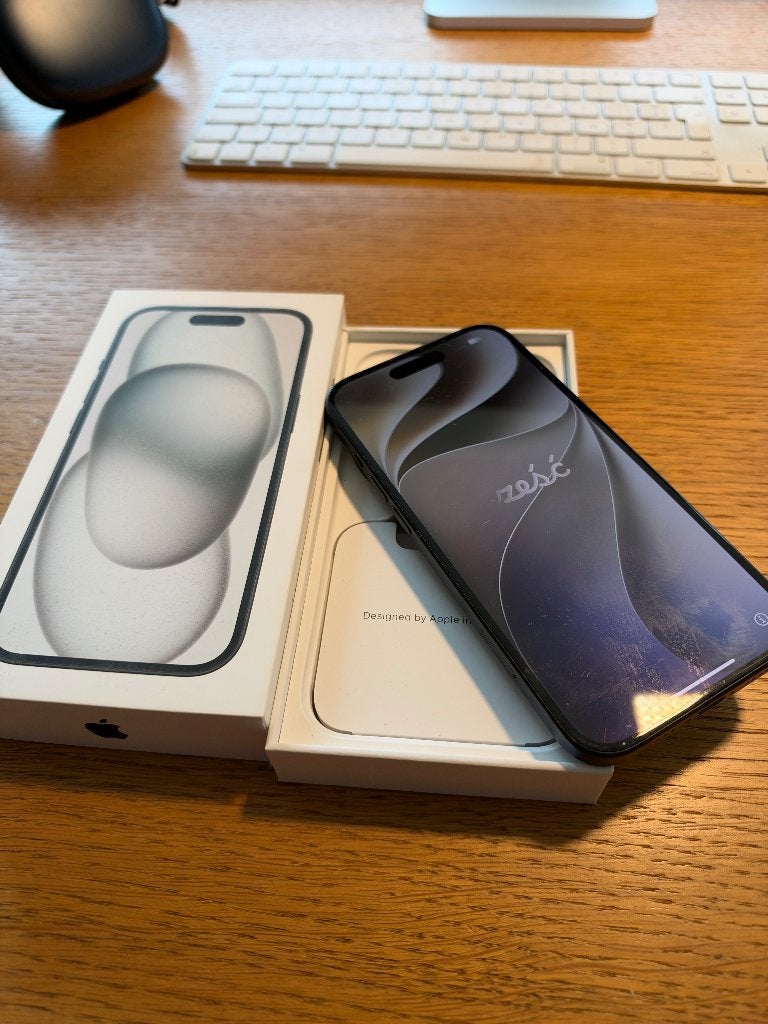iPhone 15 - 128GB - Zwart, Télécoms, 128 GB, Enlèvement, Utilisé, Sans abonnement
