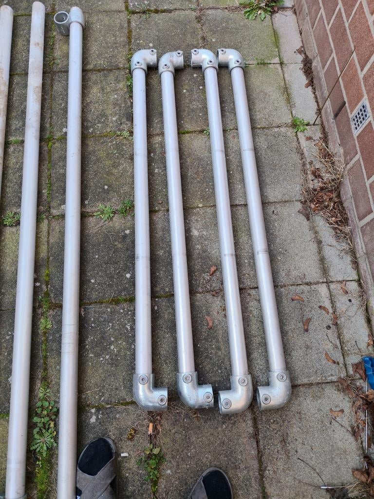 Steiger buizen alu, Ophalen