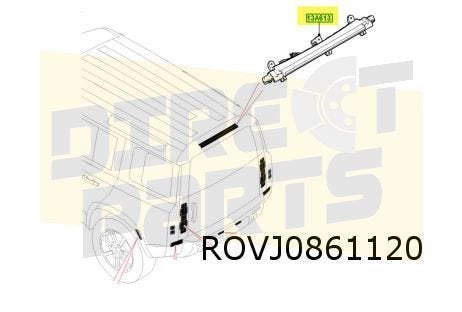 Land Rover New Defender (12/19-) derde Remlicht Origineel! L, Neuf, Land Rover, -, -