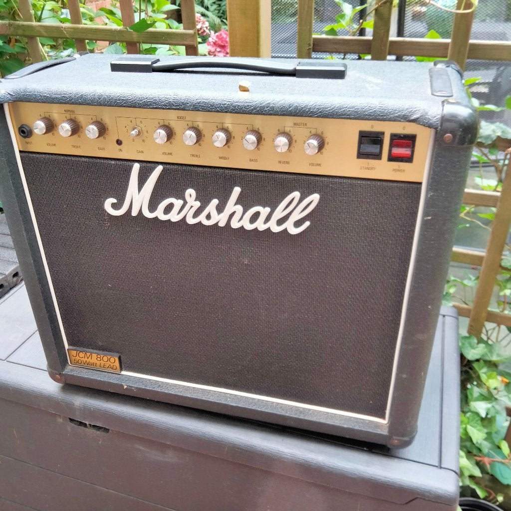 Marshall JCM 800 50watt combo, Ophalen, Zo goed als nieuw, Gitaar, 50 tot 100 watt