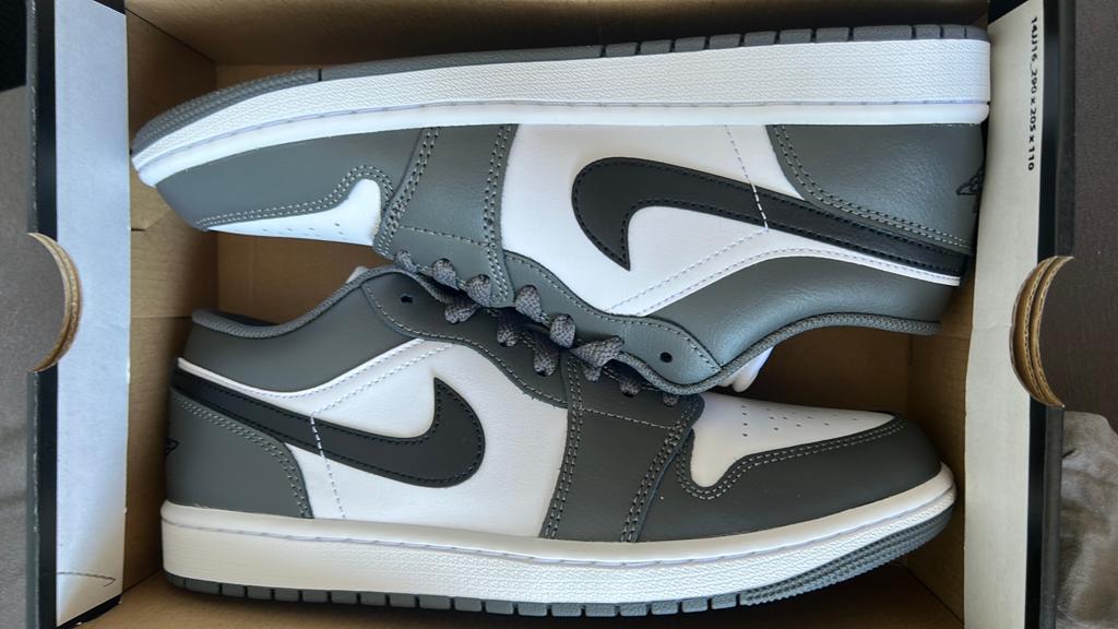 Jordan AIR JORDAN 1 - Baskets basses -white/ black/iron grey, Enlèvement, Neuf, Chaussures