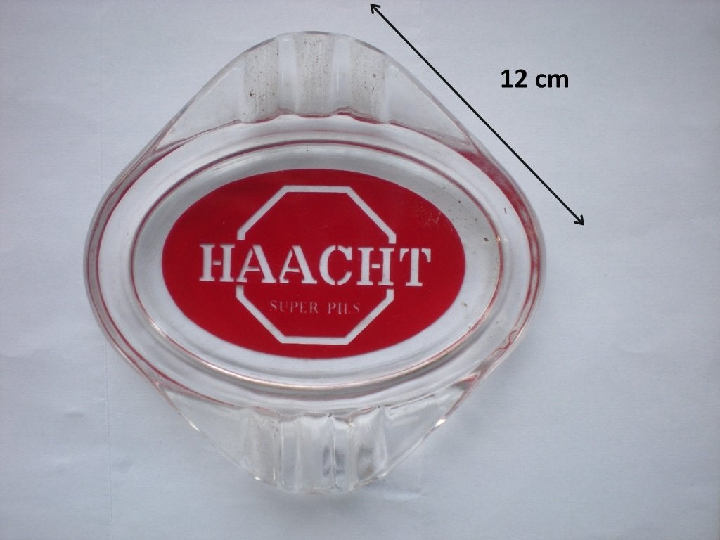 HAACHT  Cendrier en verre, Collections, Enlèvement ou Envoi, Comme neuf