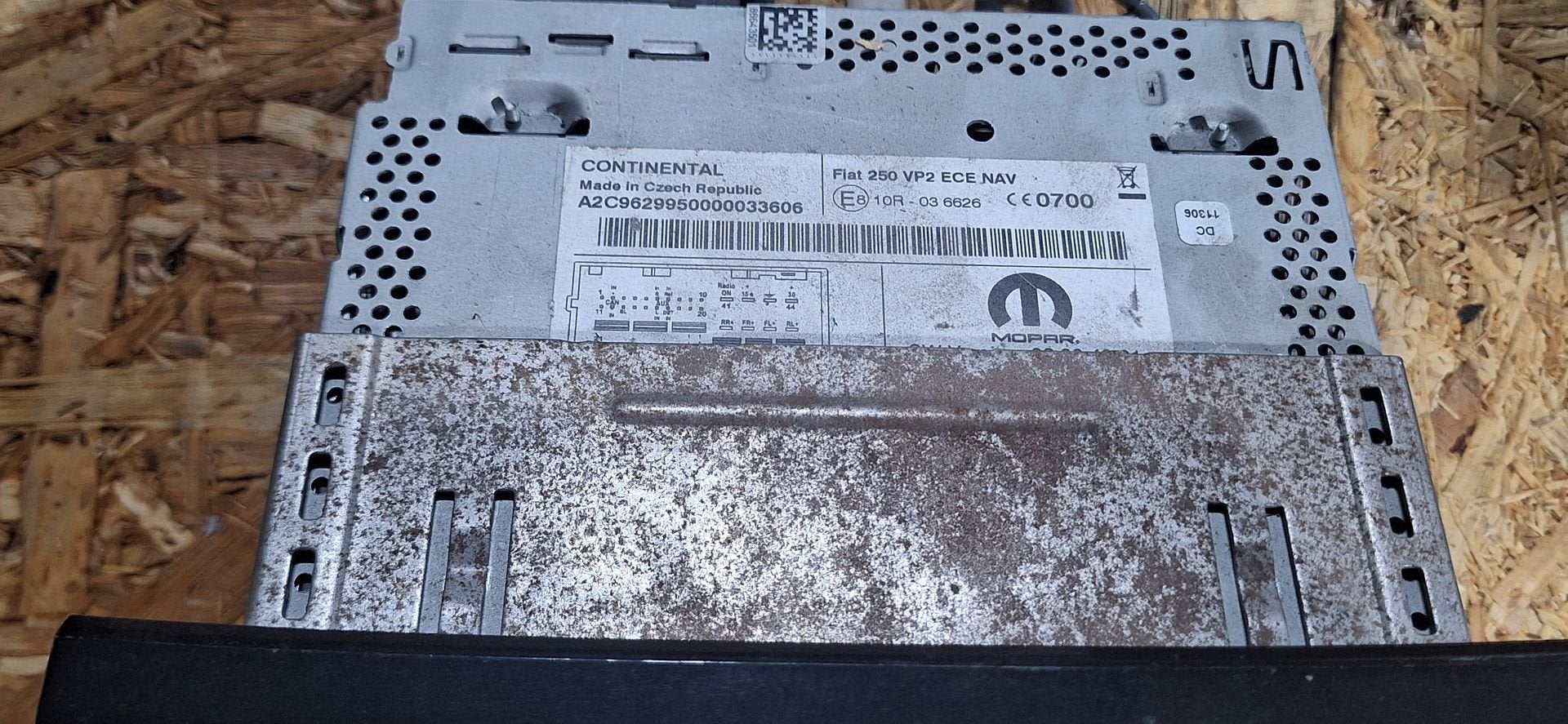 Originele Fiat Ducato Navigatie Radio / Continental VP2 (Mop, Autos : Divers, -, Utilisé, -, -