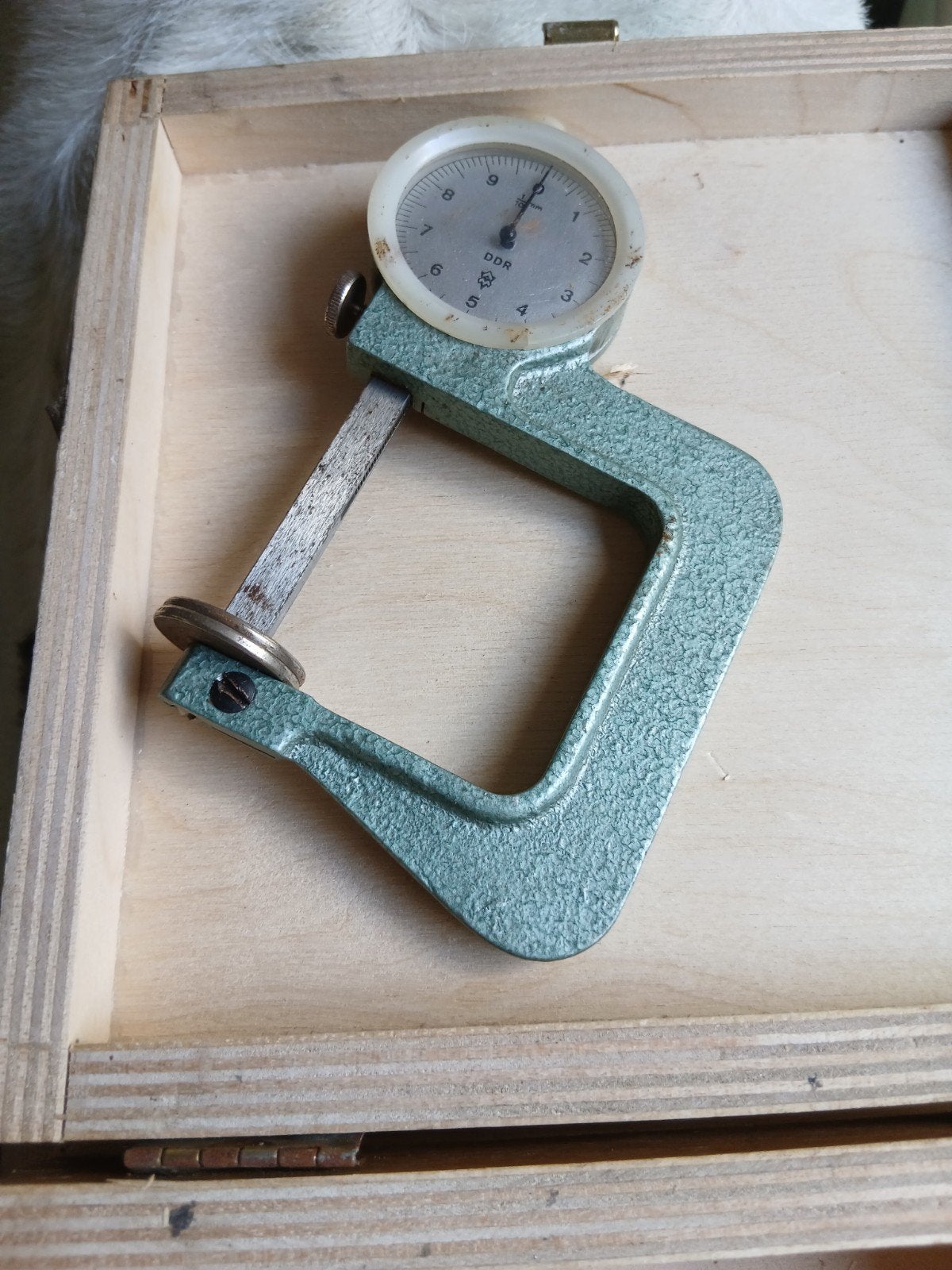 analoge snel-diktemeter met meetklok (een C-vormige beugel), Ophalen of Verzenden
