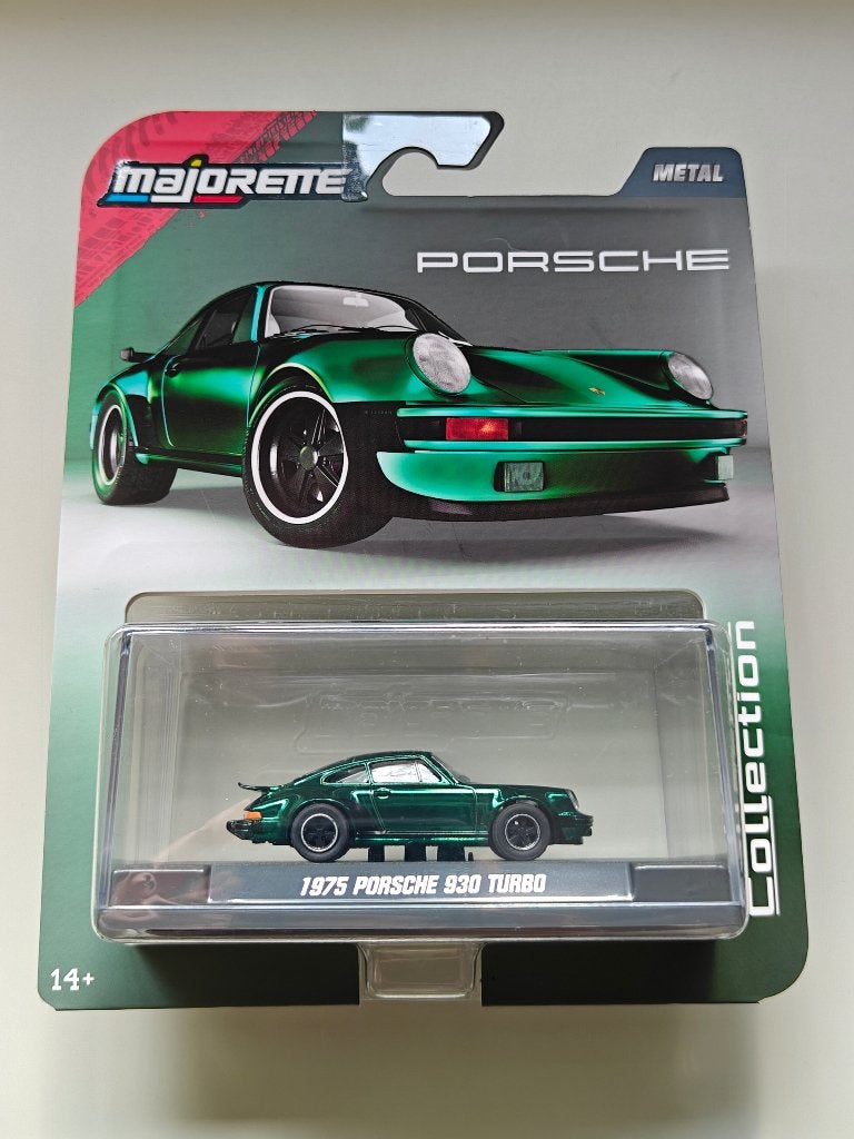 Majorette 1975 Porsche 930 Turbo Groen Collection, Ophalen of Verzenden, Zo goed als nieuw