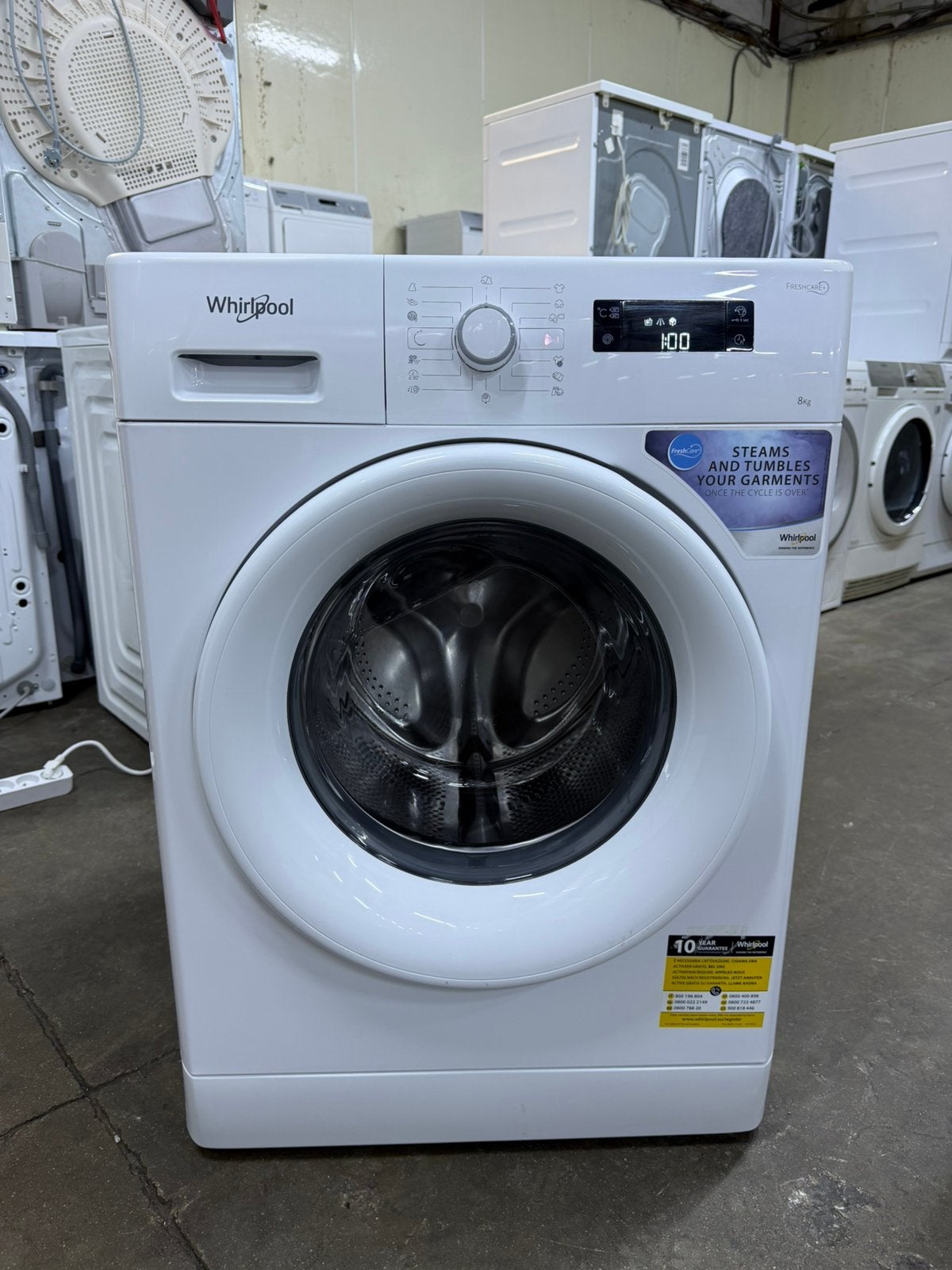 Wasmachine Whirlpool A+++ 8 Kg met GARANTIE, Ophalen of Verzenden, Zo goed als nieuw