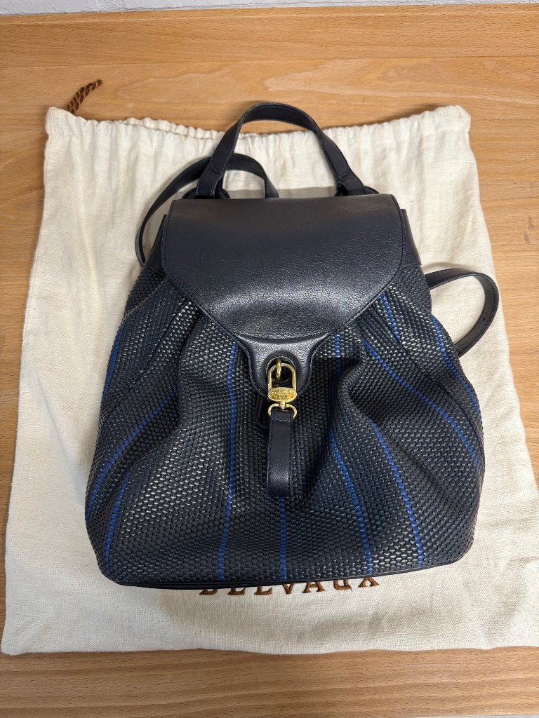 Prachtige Delveaux Le Soleil handtas, Handtassen en Accessoires, Ophalen, Zo goed als nieuw, Blauw, Handtas