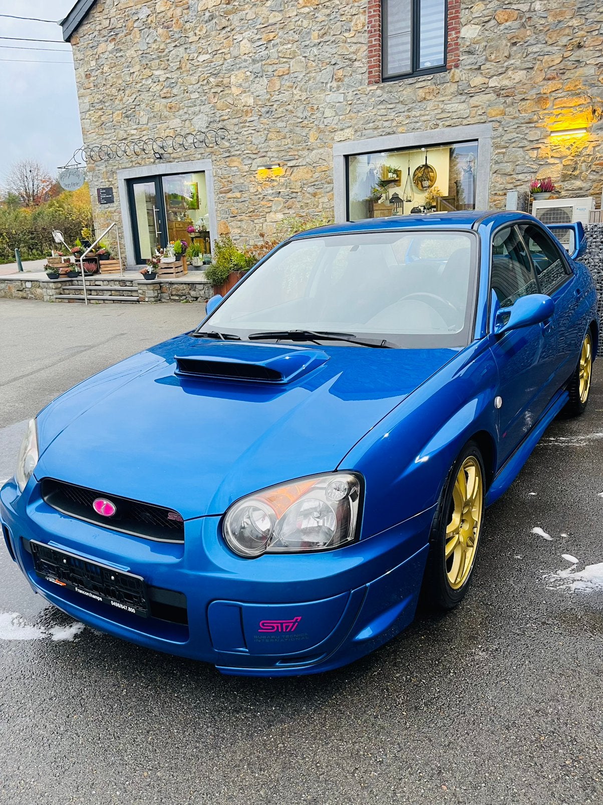 Subaru impreza sti, Auto's, Subaru, Particulier, Impreza, Benzine, Euro 3, 5 deurs, Handgeschakeld, Blauw, Blauw, Stof, Vierwielaandrijving