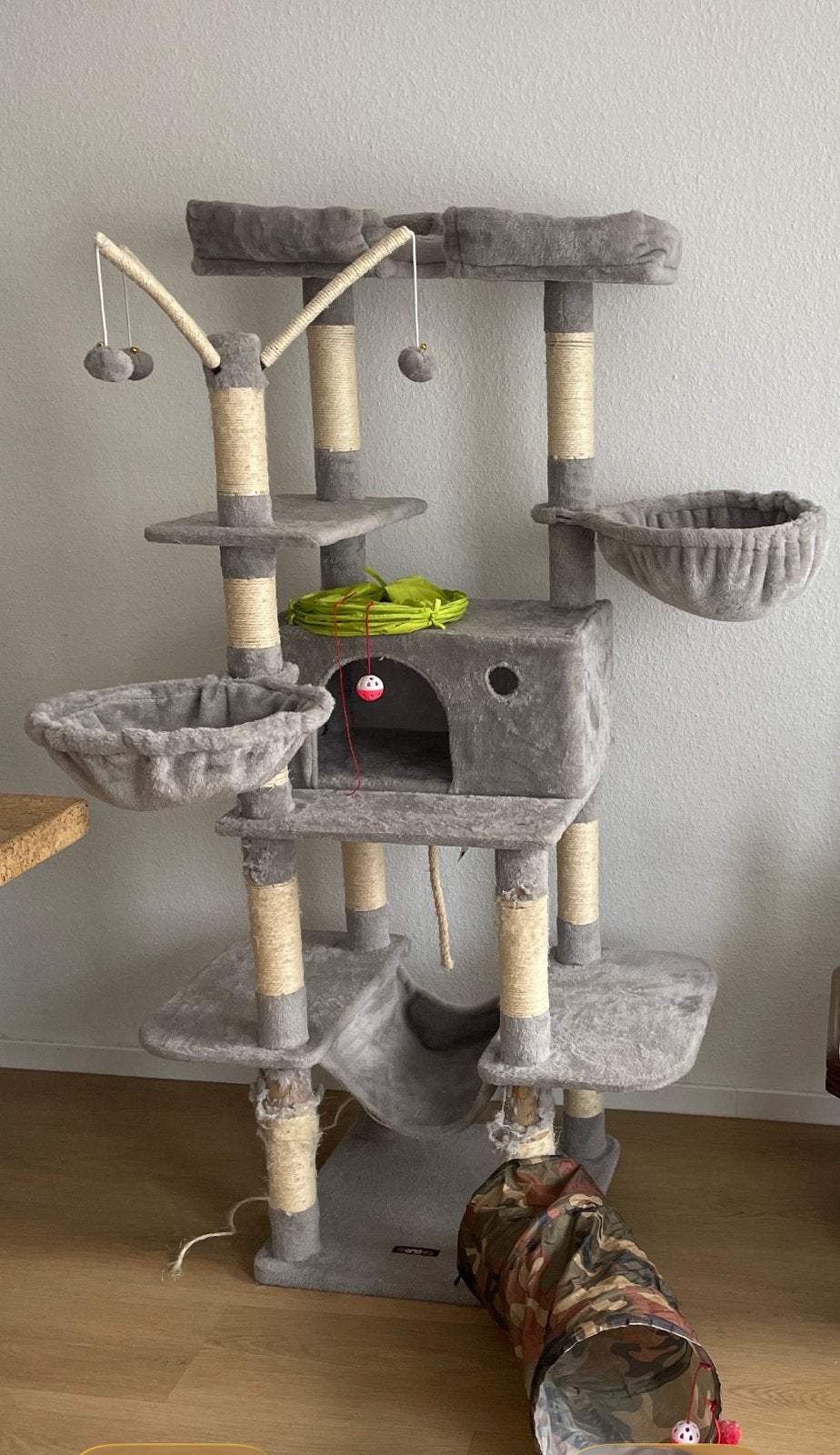 Griffoir pour chat + grand ensemble de jouets, Enlèvement, Utilisé, Griffoir
