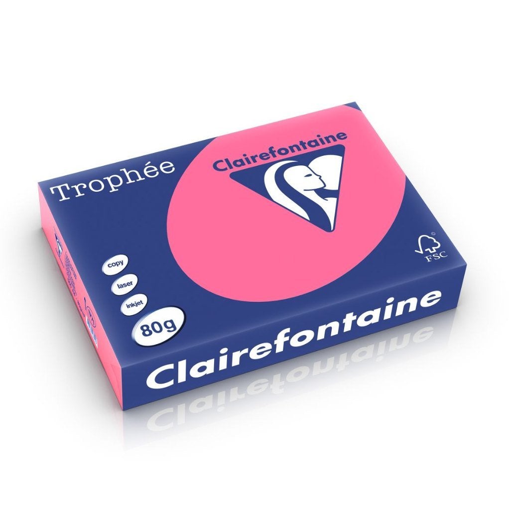 Papier Clairefontaine A4, 80 g, fuchsia, 500 feuilles, Enlèvement ou Envoi, Neuf