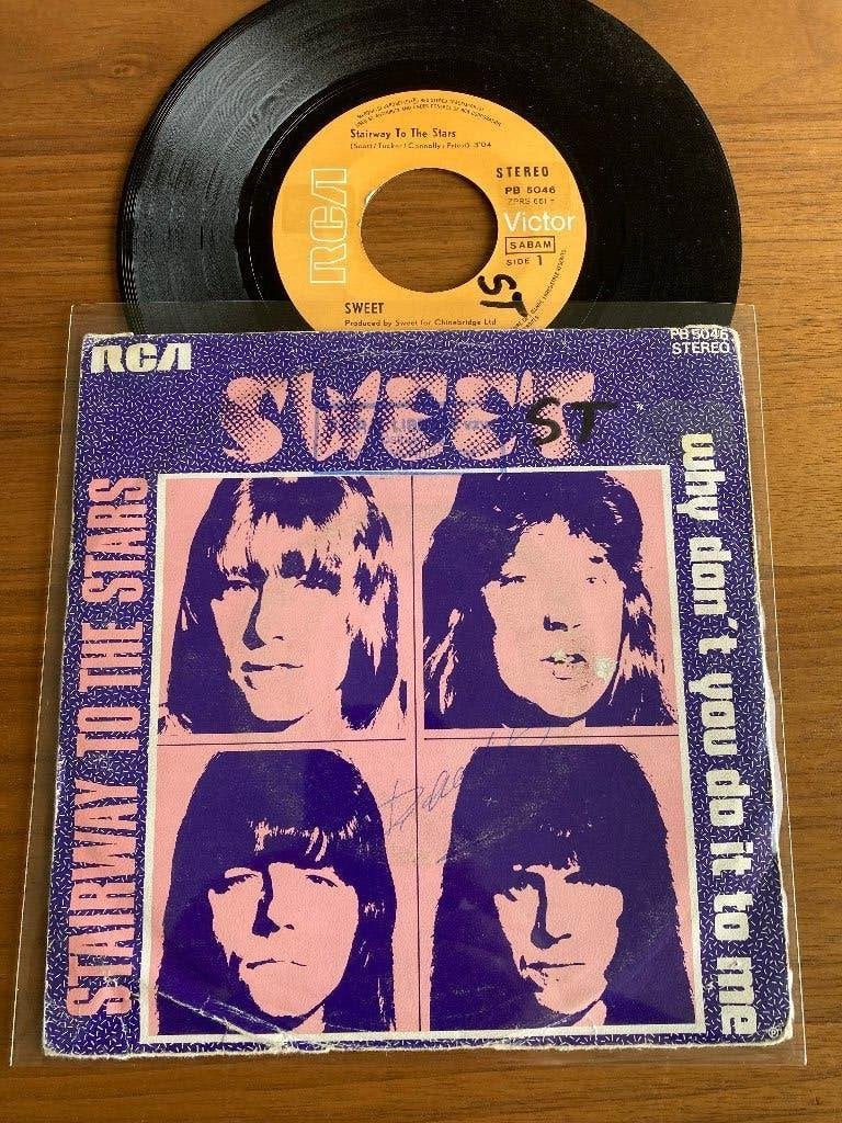 Sweet – Stairway To The Stars, Ophalen of Verzenden, 7 inch, Rock en Metal