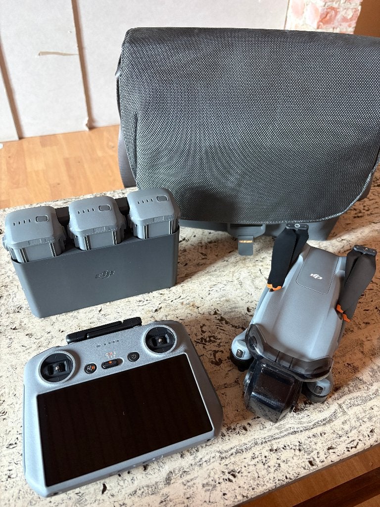 DJI Mavic Air 3 fly more combo + RC2 (29 min gevlogen), 30 tot 45 minuten, Cameradrone, Nieuw, Return to Home