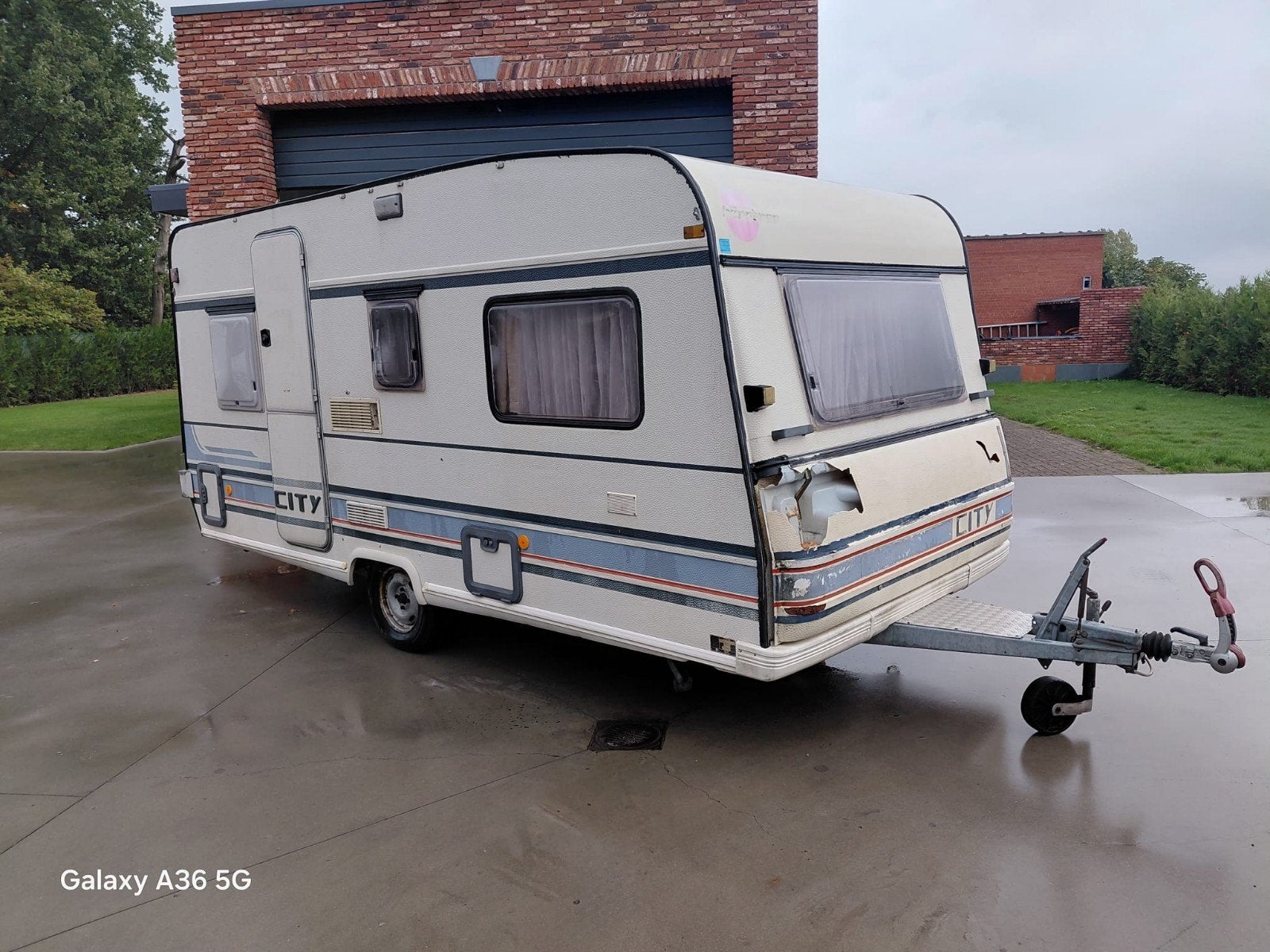 caravan burstner 1991 4 pers met papieren, Jusqu'à 4, Entreprise, Douche