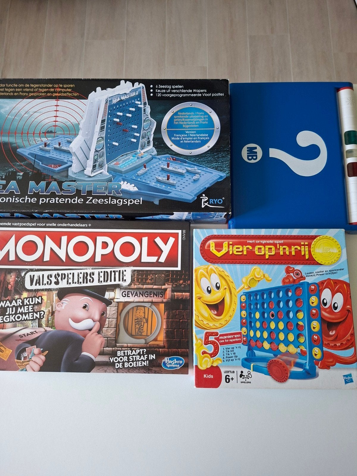 Gezelschapsspellen, Ophalen